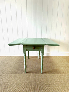 An Antique English Country Pine Drop Leaf Table c1890