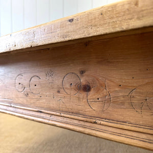 An Antique English Country Pine Coffee Table