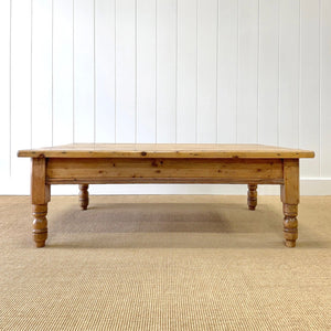 An Antique English Country Pine Coffee Table