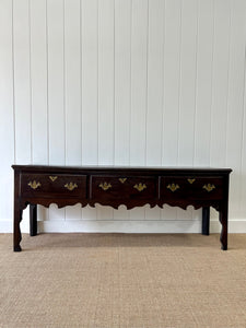 An Exquisite 18th Century Oak Welsh Dresser Cupboard