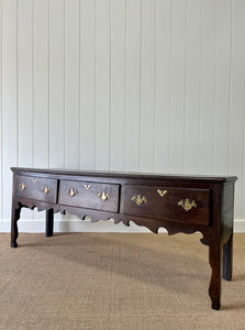 An Exquisite 18th Century Oak Welsh Dresser Cupboard