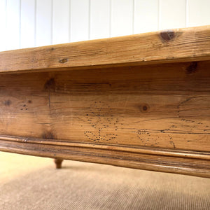 An Antique English Country Pine Coffee Table