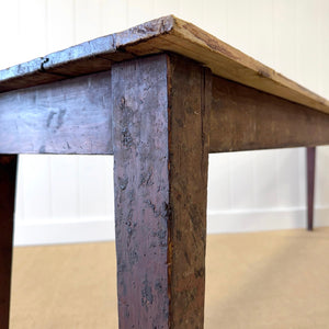 An Antique Pine 7.5ft Dining Server or Console Table