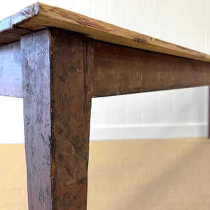 An Antique Pine 7.5ft Dining Server or Console Table