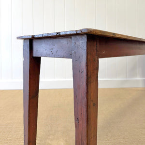 An Antique Pine 7.5ft Dining Server or Console Table