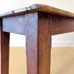 An Antique Pine 7.5ft Dining Server or Console Table