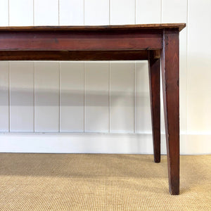 An Antique Pine 7.5ft Dining Server or Console Table