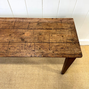 An Antique Pine 7.5ft Dining Server or Console Table
