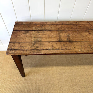An Antique Pine 7.5ft Dining Server or Console Table