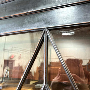 A 19th Century Ebonized Pine Bookcase Cabinet or Hutch