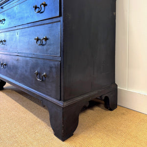 A 19th Century Ebonized Pine Bookcase Cabinet or Hutch