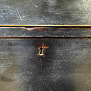 A 19th Century Ebonized Pine Bookcase Cabinet or Hutch