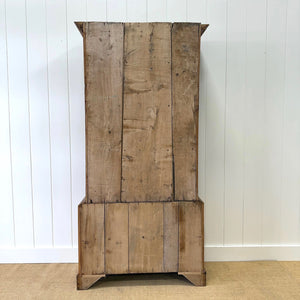 A 19th Century Shallow English Pine Linen Press or Cupboard