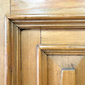 A Stunning, Truly Monumental Vintage Dutch Pine Linen Press Cupboard