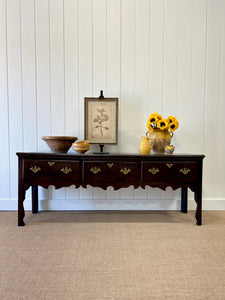 An Exquisite 18th Century Oak Welsh Dresser Cupboard