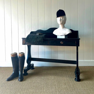 Antique English Ebonized Console Table c1890