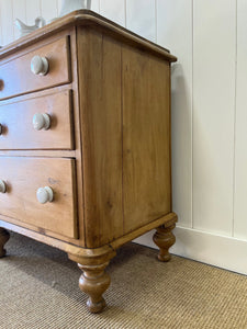 A Monumental English Country Pine Sideboard Buffet c1860
