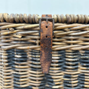 Antique English Hamper Laundry Basket