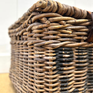 Antique English Hamper Laundry Basket
