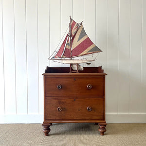 A Petite English Mahogany Chest of Drawers or Dresser c1890