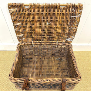 Antique English Hamper Laundry Basket