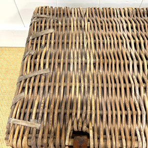 Antique English Hamper Laundry Basket