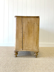 A Pleasant English Pine Cupboard or Sideboard