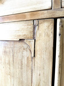 A Pleasant English Pine Cupboard or Sideboard