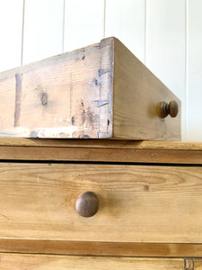A Pleasant English Pine Cupboard or Sideboard