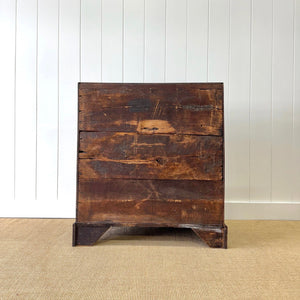 An 18thc Century Oak and Elm Drop Front Desk