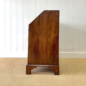 An 18thc Century Oak and Elm Drop Front Desk