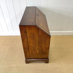 An 18thc Century Oak and Elm Drop Front Desk