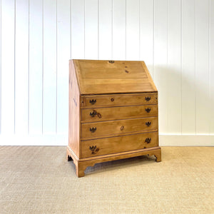 A Vintage English Pine Drop Front Desk