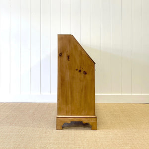 A Vintage English Pine Drop Front Desk