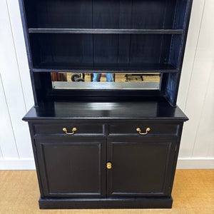 A 19th Century Ebonized French Open Bookcase