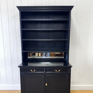A 19th Century Ebonized French Open Bookcase
