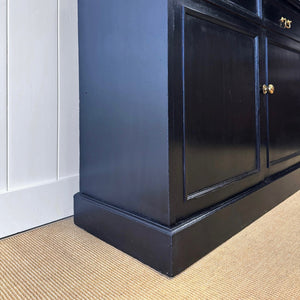 A 19th Century Ebonized French Open Bookcase