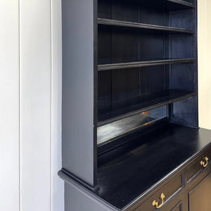 A 19th Century Ebonized French Open Bookcase