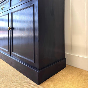 A 19th Century Ebonized French Open Bookcase