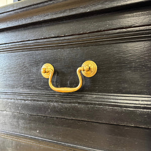 A 19th Century Ebonized French Open Bookcase