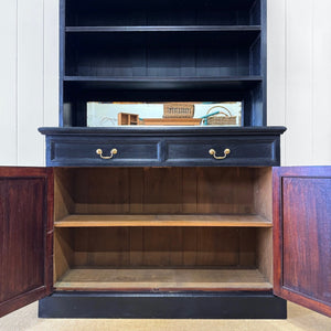 A 19th Century Ebonized French Open Bookcase