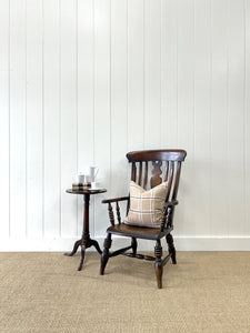 A 19th Century High Back Armchair