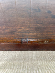 A Large Antique  6ft English Mahogany Hunt Table or Console Table