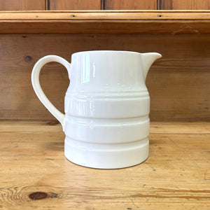English Antique Ironstone Banded Pitchers or Milk Jugs