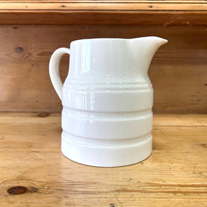 English Antique Ironstone Banded Pitchers or Milk Jugs