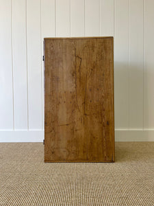 An English Pine Blanket Box or Small Low Coffee Table With Iron Handles c1850