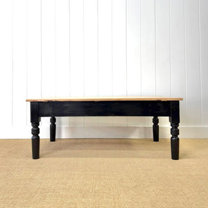 An Antique English Country Pine Coffee Table