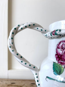 Tiffany & Co Strasbourg Flowers Pitcher Braided Handle Portugal