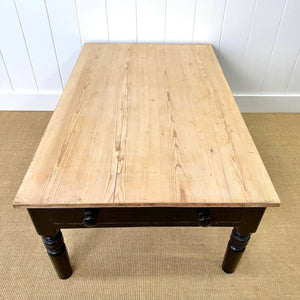 An Antique English Country Pine Coffee Table