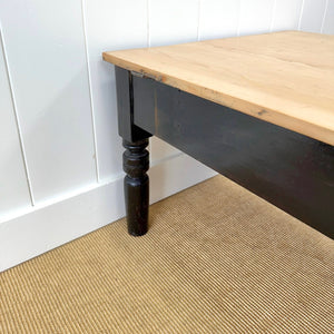 An Antique English Country Pine Coffee Table